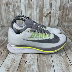 Nike zoom fly white gunsmoke grey 897821 101‎ Womens 7